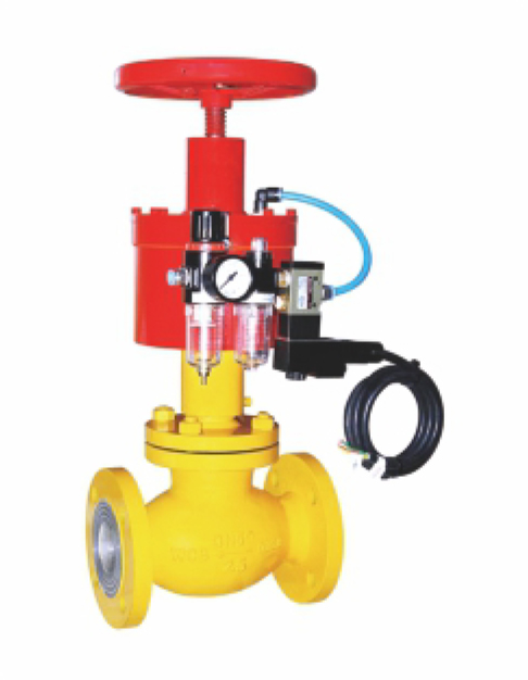 手动带气动紧急切断阀