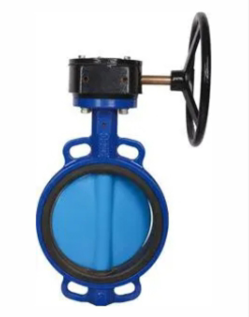 蜗轮对夹尼龙蝶阀