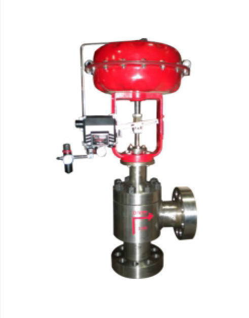 气动高压角型调节阀