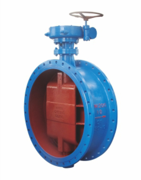 蜗轮地下管网法兰蝶阀