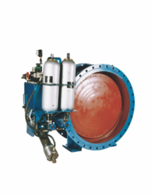 蓄能罐式液控止回蝶阀