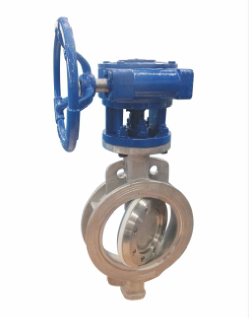 对夹不锈钢四氟密封蝶阀